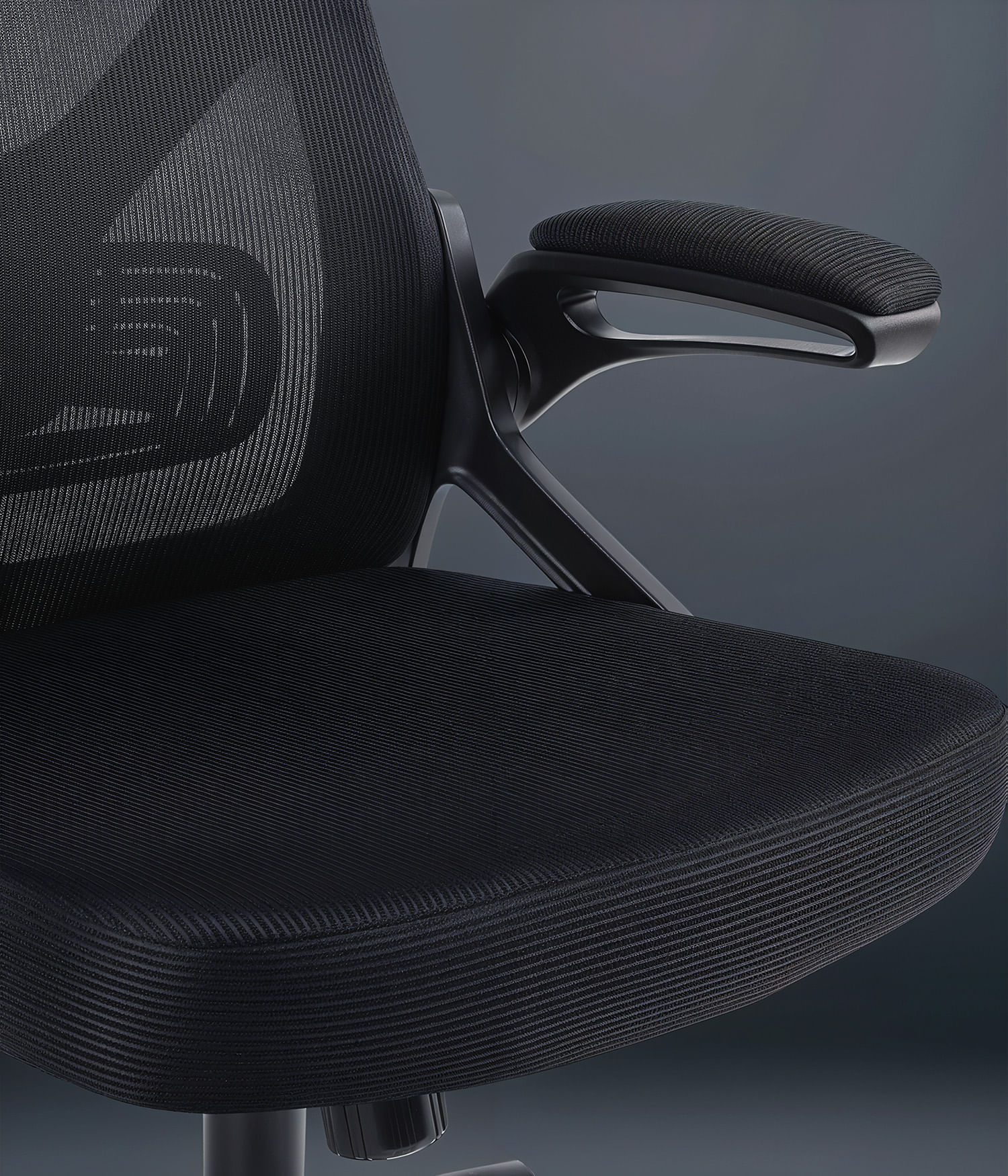 Detalhe do tecido de alta resistência