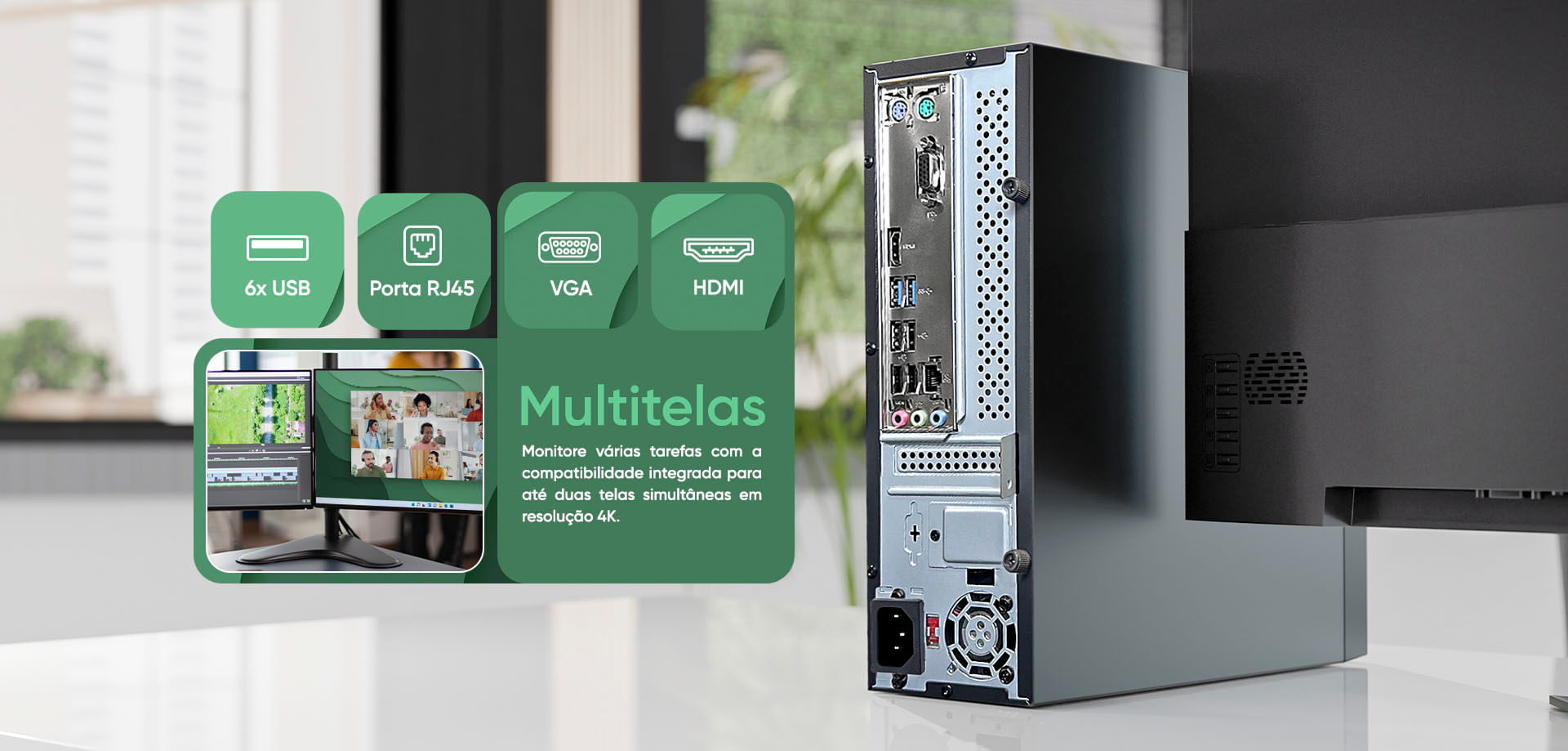 Projeção gigante em uma parede de um auditório.