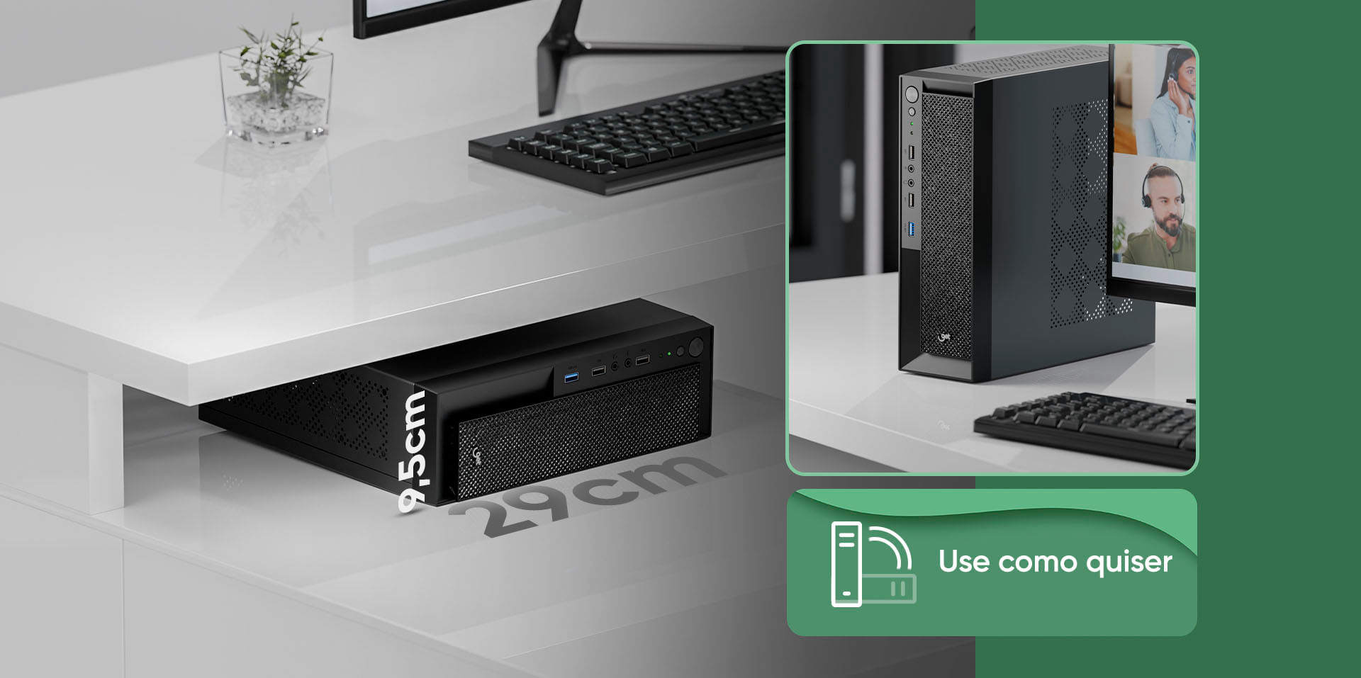 Projeção gigante em uma parede de um auditório.