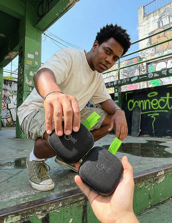 Pessoa praticando esportes.