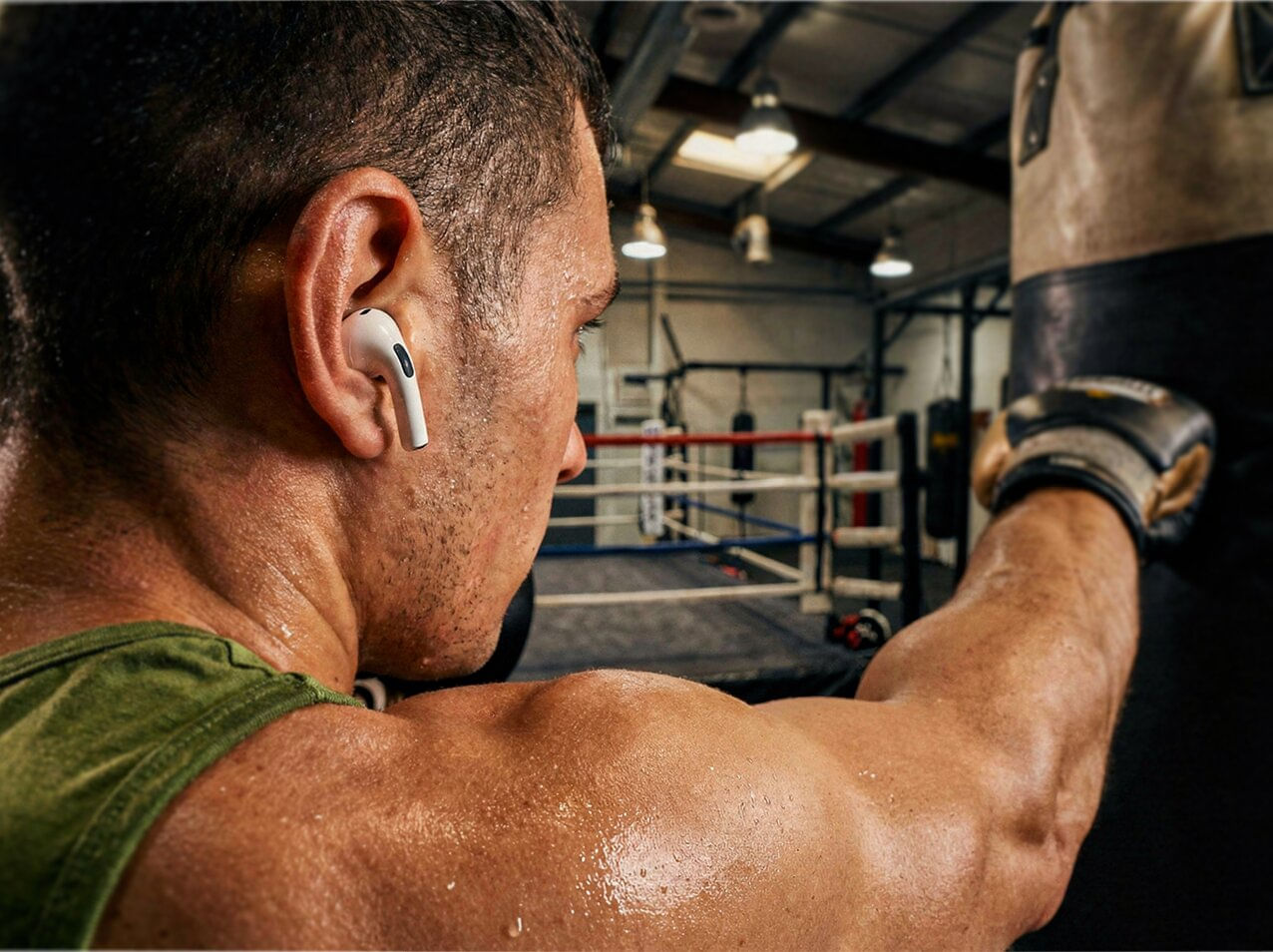 Pessoa praticando esportes.