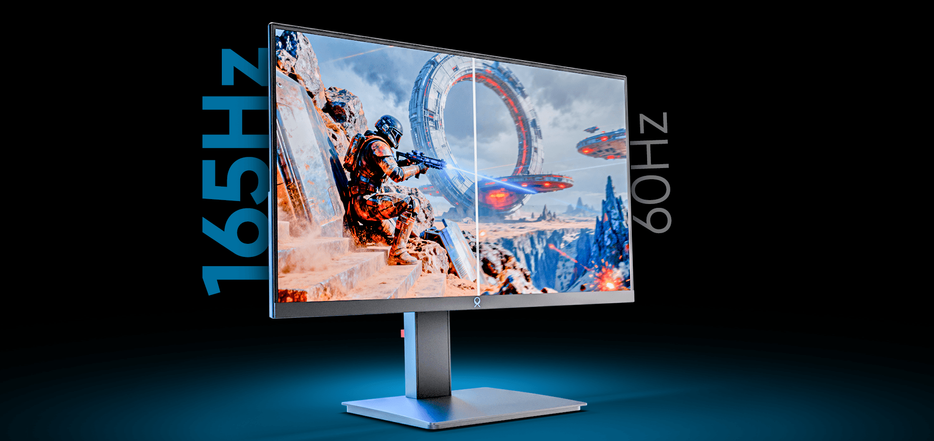 Comparativo de fluidez entre 60Hz e 120Hz.