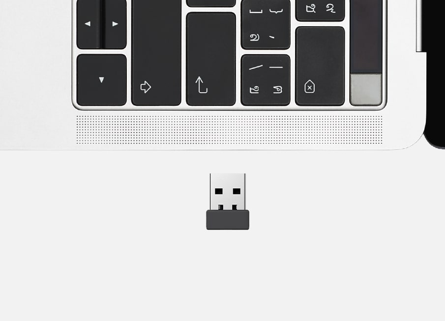 Ilustração do receptor Nano USB.