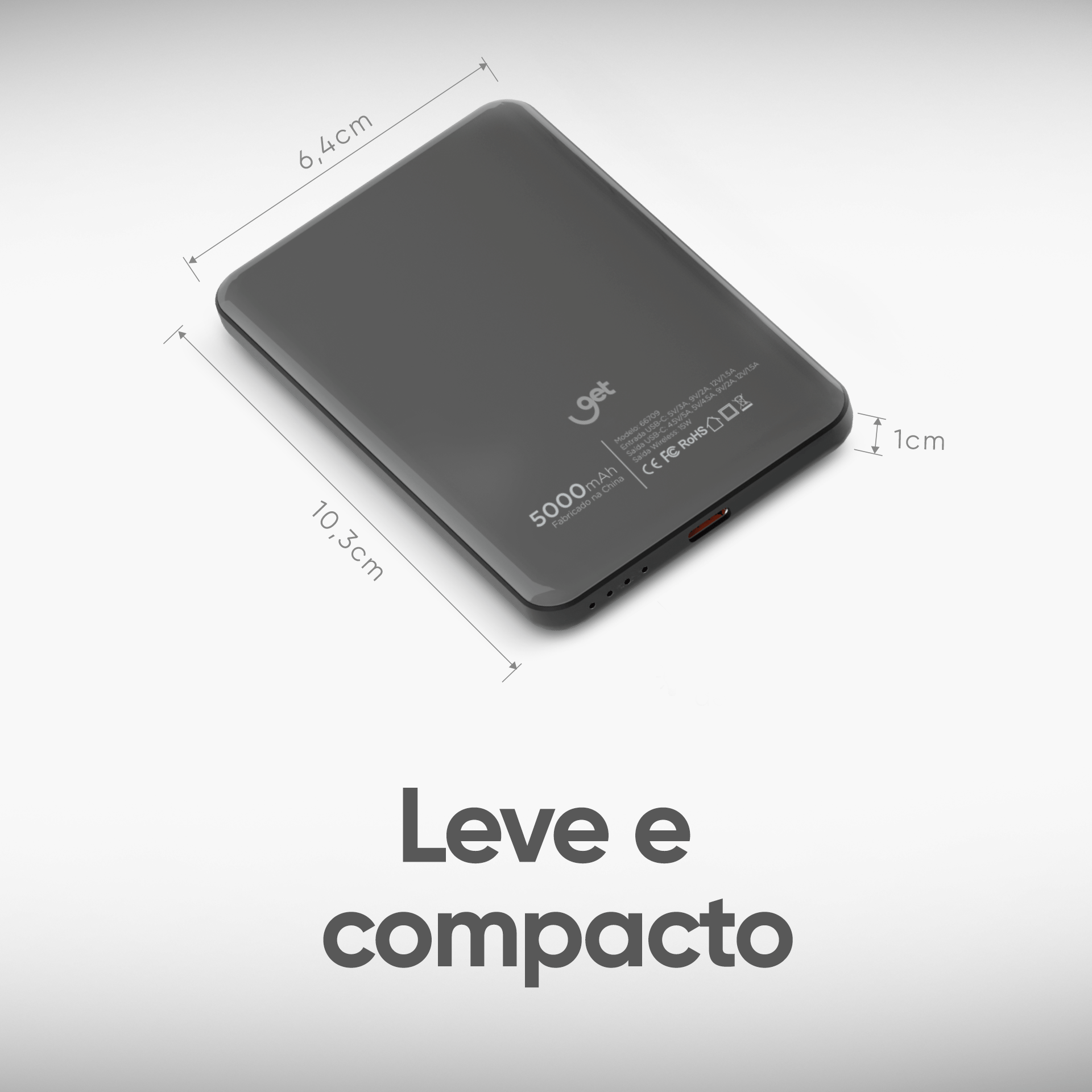 Projetor Vision 7 instalado no teto com suporte VESA.