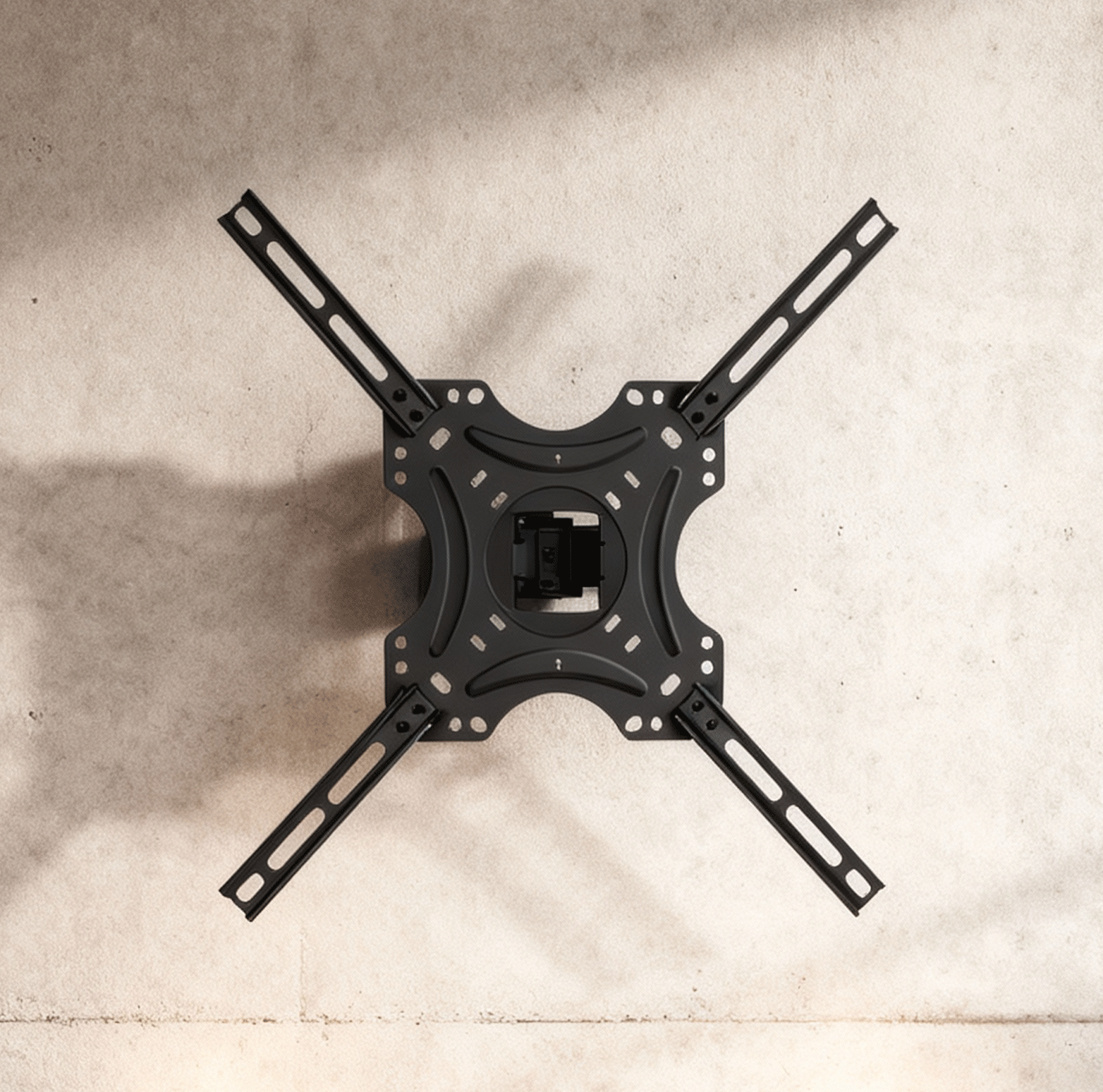 Projetor Vision 7 instalado no teto com suporte VESA.