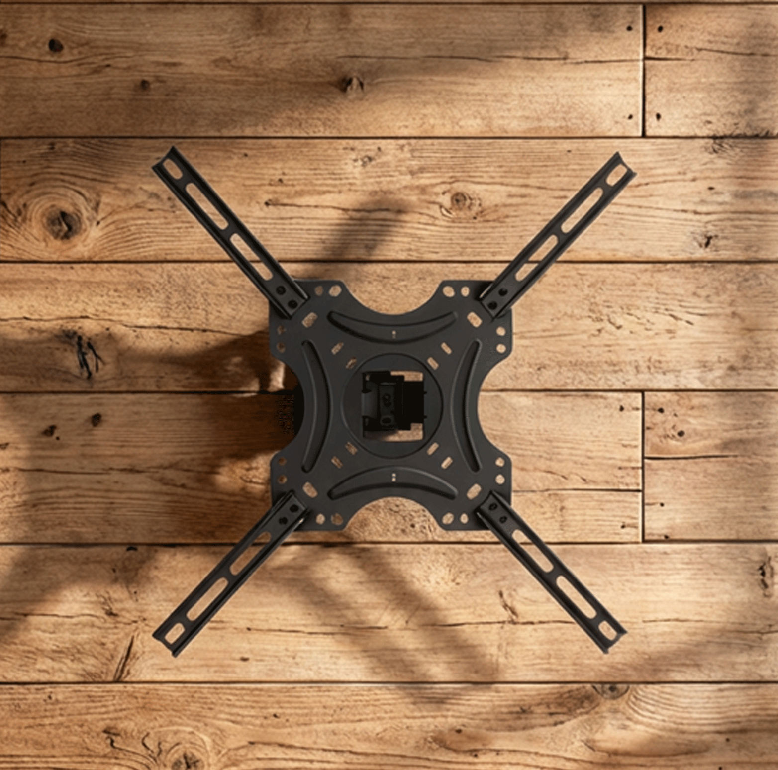 Projetor Vision 7 instalado no teto com suporte VESA.