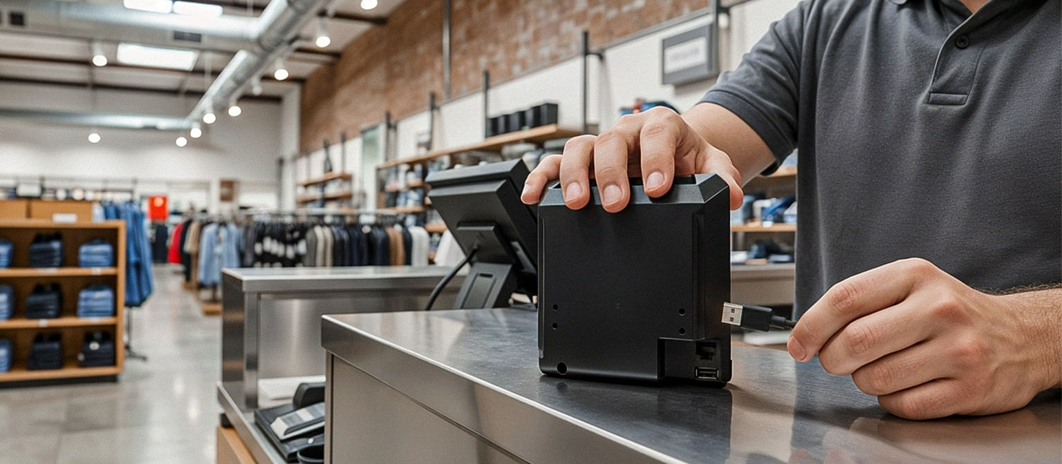 Pessoas conectando seus smartphones e tablets a uma rede Wi-Fi gerada pelo adaptador Goldentec.