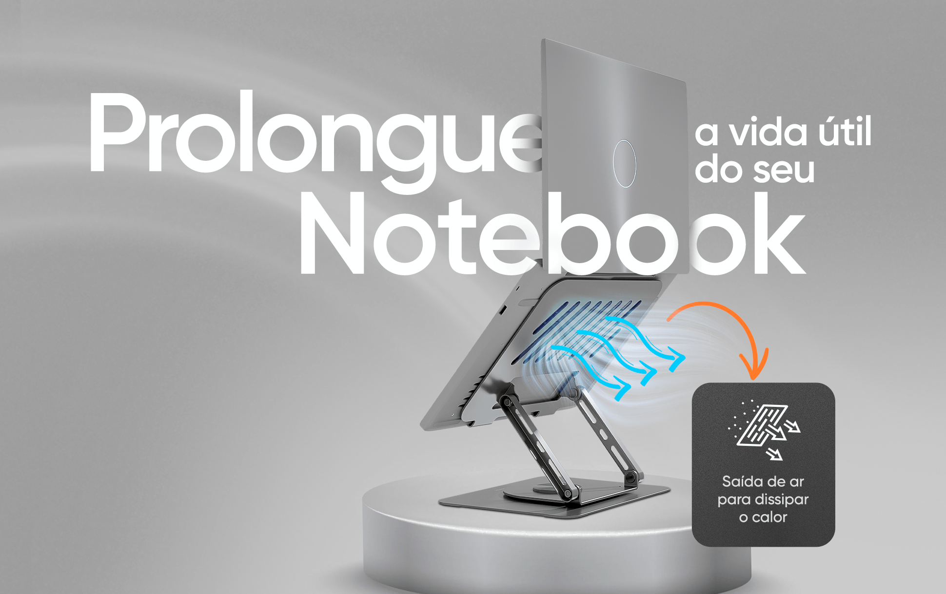 Projeção gigante em uma parede de um auditório.