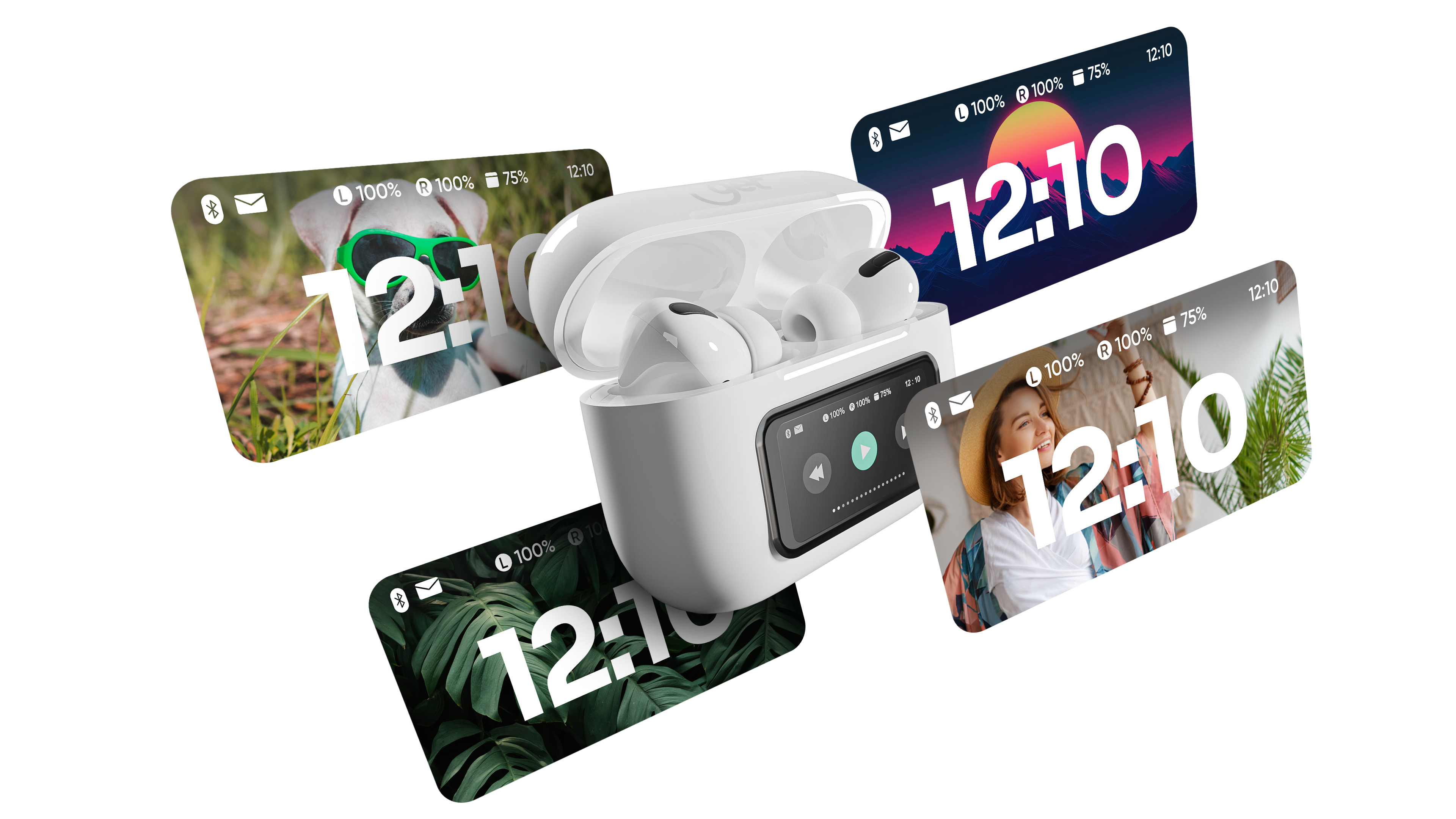 Soundbar Get 2.0 em uso