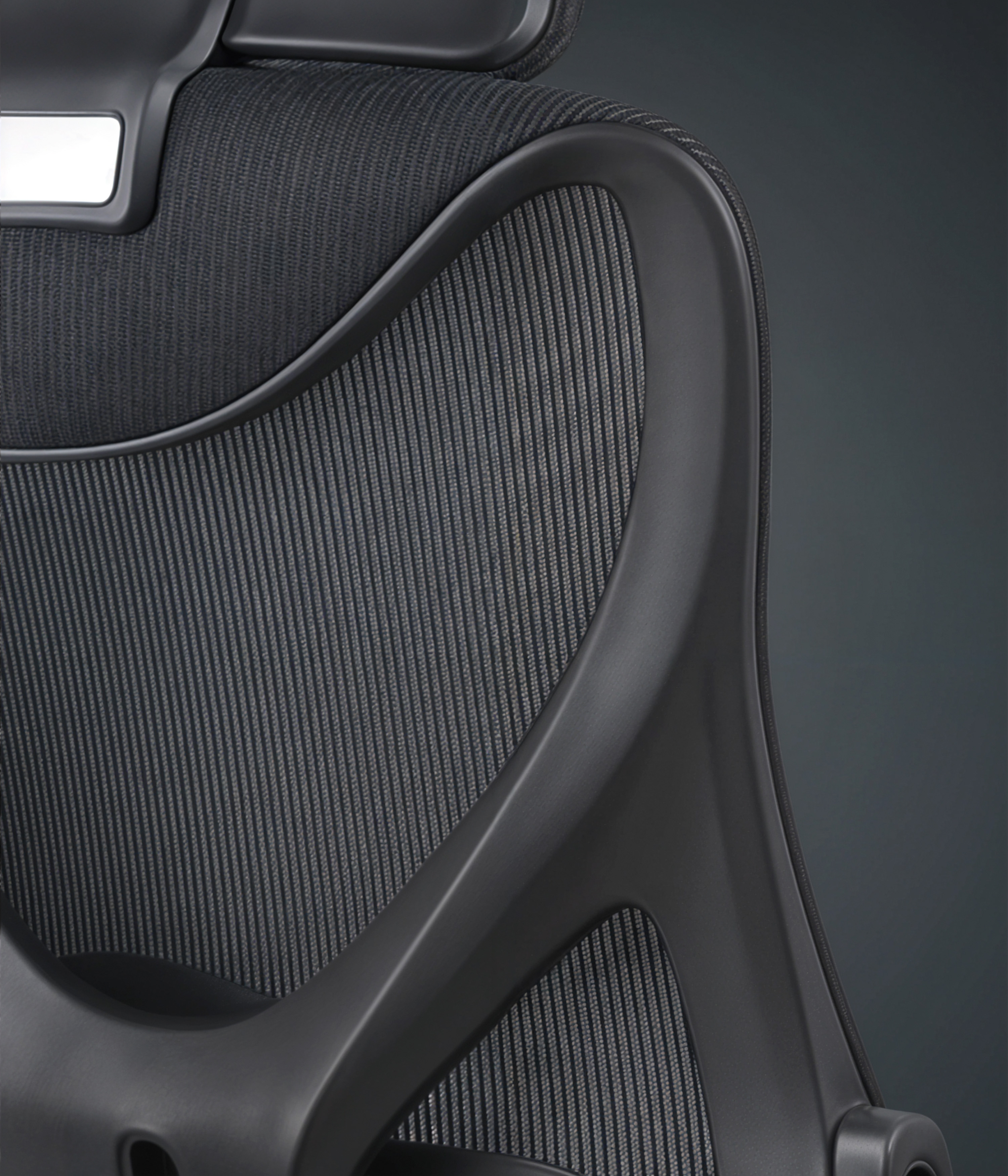 Detalhe da tela mesh respirável