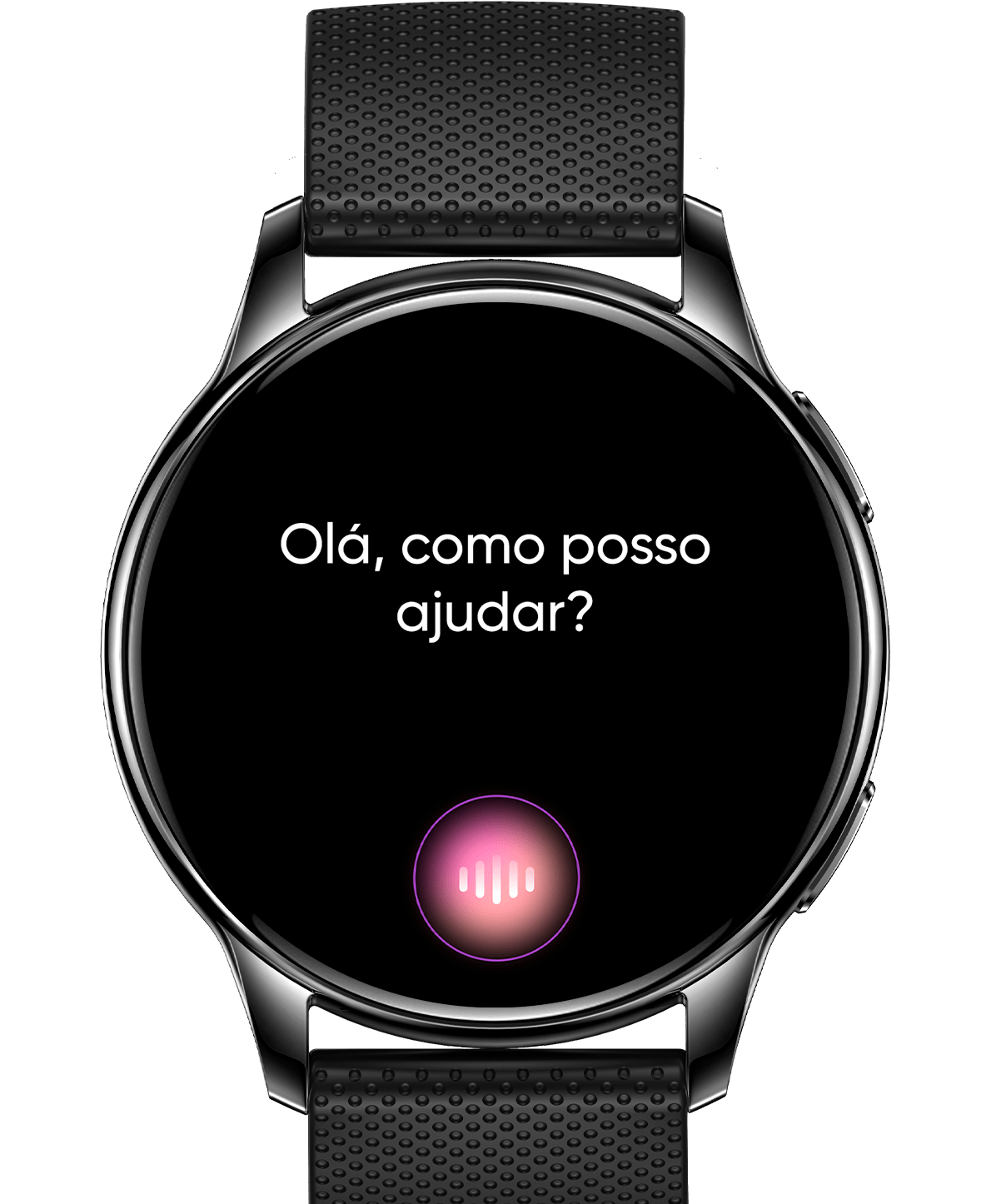 Imagem ilustrativa do assistente no relógio.