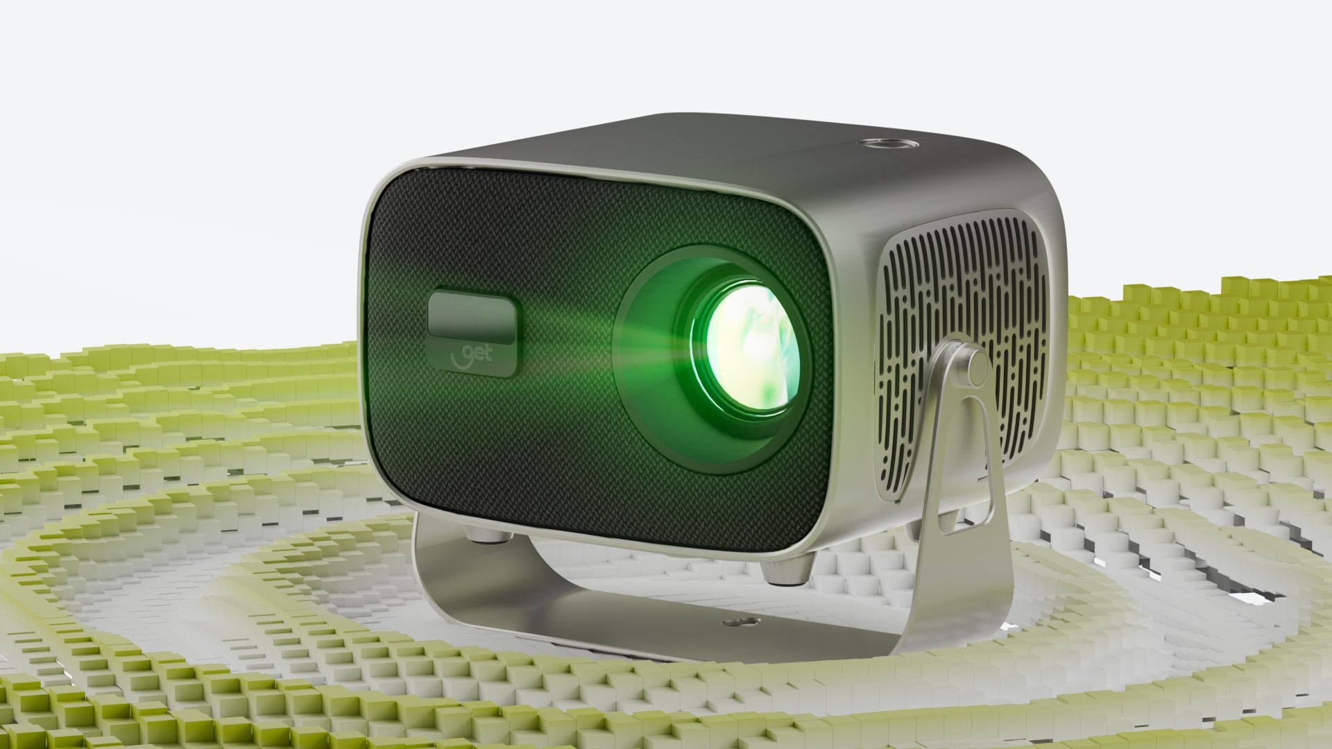 Ilustração do alto-falante embutido do projetor Vision 5.