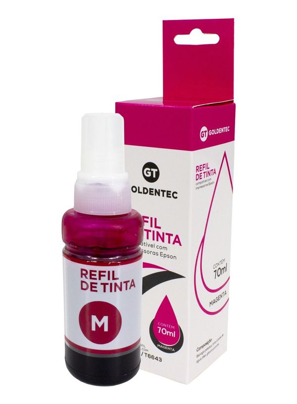 Refil de Tinta Compatível com Epson T6643/T6723 - Magenta