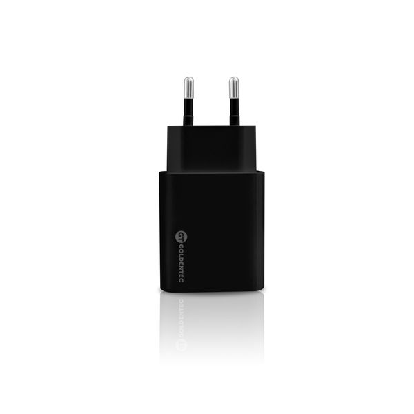 Carregador-de-Parede-Fast-Charge-USB-C-18W---USB-3.0-18W-Bivolt---Preto-|-GT
