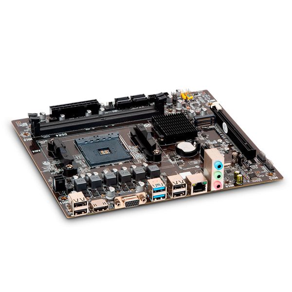 Placa Mãe Gaming AMD B450M DDR4 - lojagoldentec