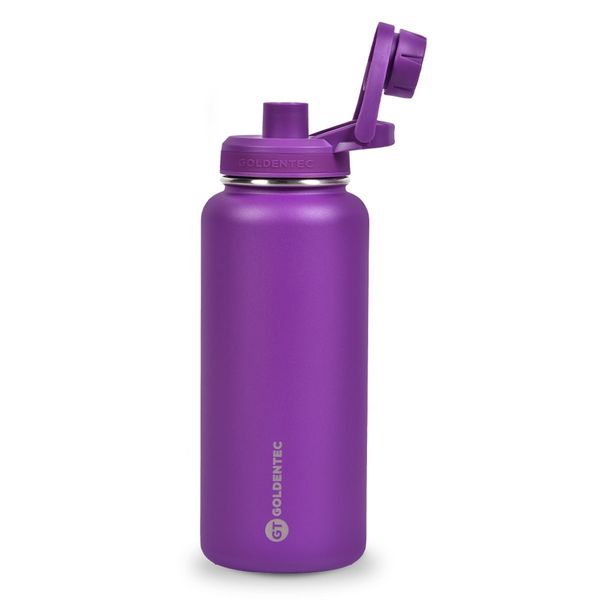 Garrafa-Termica-Inox-GT-Colors-1000-ml-para-bebidas-quentes-ou-frias-com-tampa-com-bico-e-base-emborrachada---Roxo