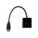 Cabo-Adaptador-Conversor-HDMI-para-VGA-25cm-Preto