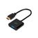 Cabo-Adaptador-Conversor-HDMI-para-VGA-25cm-Preto